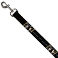 thumbnail image 2 of Sword Art Online Pet Leash, Dog Leash, Sword Art Online Kirito Reflection Poses and Title Logo Black, 4 Feet Long 1.0 Inch Wide, 2 of 6