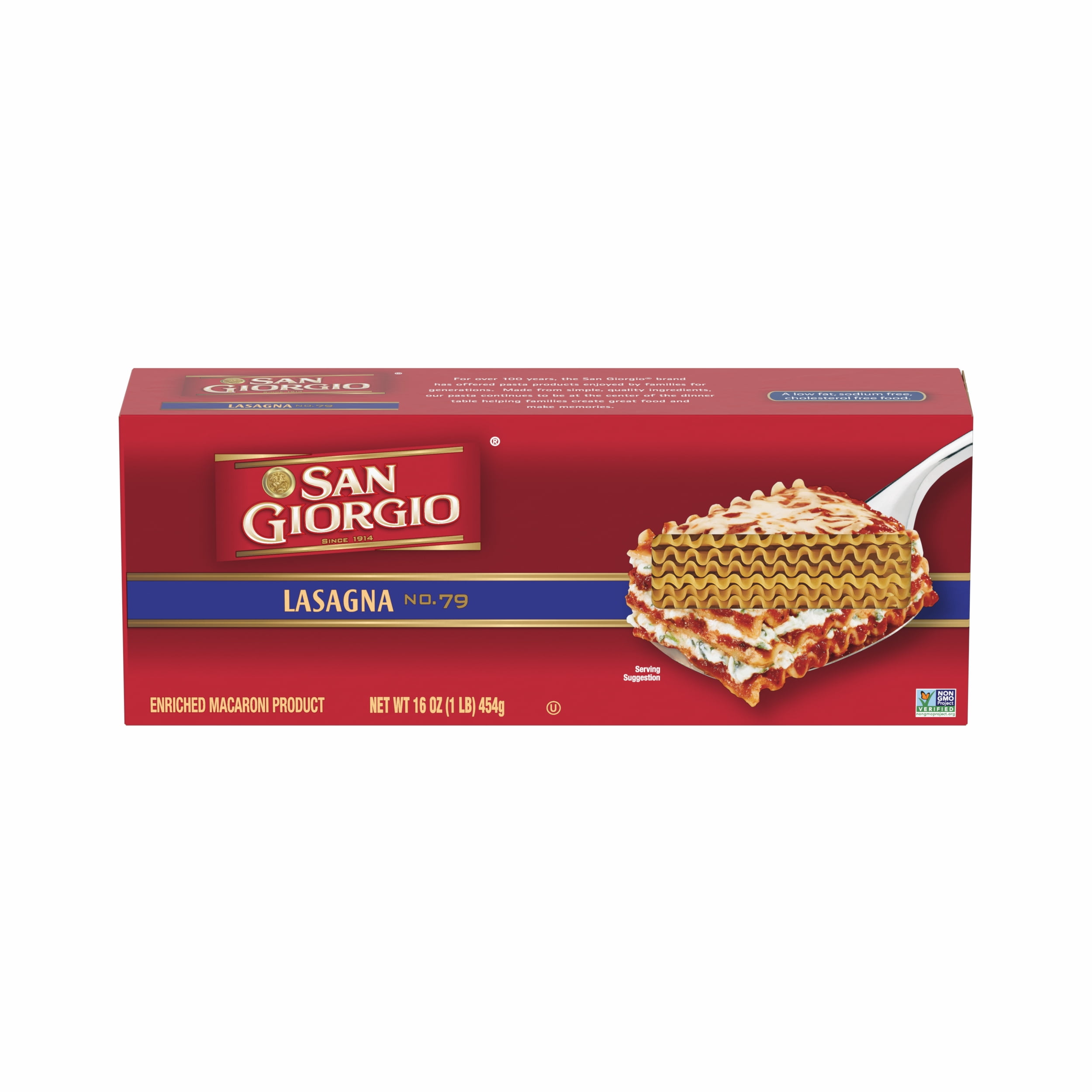 (3 pack) San Giorgio 16 oz Lasagna Pasta