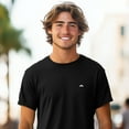 thumbnail image 3 of Dalix Lil Rainbow Cotton Tee Short Sleeve Soft Jersey Shirt Mens in Black S Small, 3 of 5