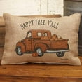 thumbnail image 3 of Happy Fall Y'All Truck Small Burlap Pillow 12" x 8", 3 of 3