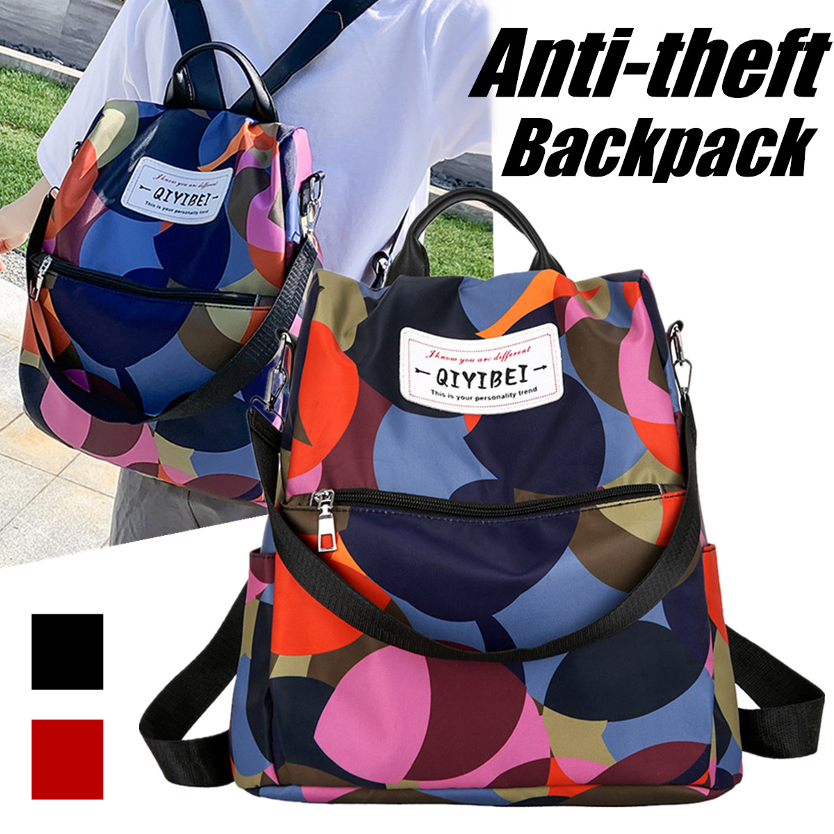 fashion anti theft backpack