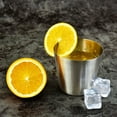 thumbnail image 4 of 350ml French Fry Cup, Durable, Stainless Steel Fry Cup, For Serving Chips, Onion Rings, Tater Tots, or Vegetables - Restaurantware（silver）3pack, 4 of 5