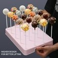 thumbnail image 5 of 20-Hole Cake Pop Stand with Sticks, Bags, and Gold Twist Ties – White Lollipop Holder Display for Cake Pops, Candy Pops, Parties and Dessert Tables, 5 of 7