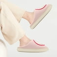 thumbnail image 5 of Smile Face Slippers for Women and Men Retro Comfy PU Leather Slip-On House Shoes with Memory Foam Warm Soft Flat Slides for Indoor & Outdoor, 5 of 5