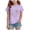 Purple, variant on Povozer 4th of July Shirts for Girls Clothes 250 Anniversary Usa Kids Shirt Childrens Independence Day Printed T Shirt Girls Boys Comfortable Short Sleeved Top Size 2-3 Years,Purple