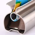 thumbnail image 2 of Toothpaste Tube Squeezer - 2-Pack Toothpaste Squeezer Roller, Metal Toothpaste Tube Wringer Seat Bracket (Stainless Steel), 2 of 5