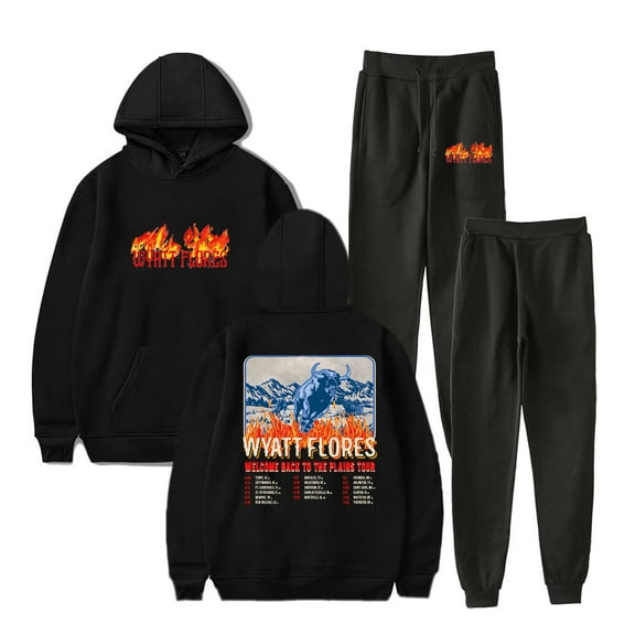 Wyatt Flores Welcome To The Plains Tour 2025 Merch Hoodies Jogger Pants Unisex Fashion Streetwear