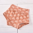 thumbnail image 6 of FRSASU Newborn Infant Baby Girls Romper Tops+Rainbow Print Short Pants +Headbands Sets, 6 of 8