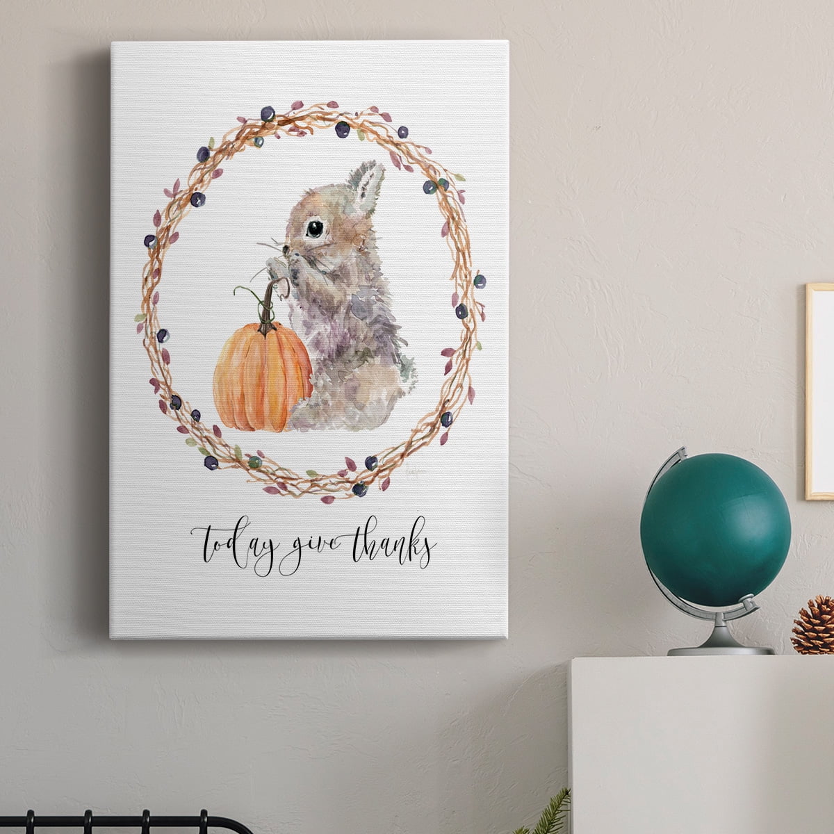 Harvest Home Bunny Premium Gallery Wrapped Canvas - Ready to Hang