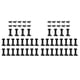 thumbnail image 1 of Patas Ajustables para Muebles de 40 Piezas, Pata de Armario Patas de Armario con Clips para Tabla de Patadas para Armario de Cocina Y de Cuarto de Baño, 1 of 9