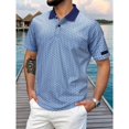 thumbnail image 1 of 3D Printed Short Sleeve, Buttons Men's POLO Shirt Color Figure Men's Spring And Summer Street Laps T-Shirt, 1 of 3