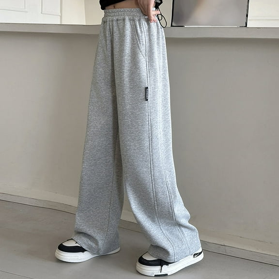 Kids Girl Sweatpants Summer Fall Pants Oversized Girls Wide Leg Sweatpants Baggy Sweatpants Cute Clothes for Girls 6-7 Years Preppy