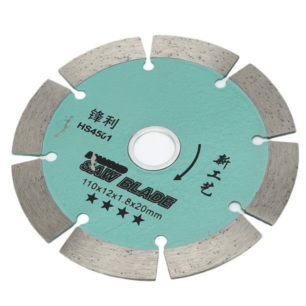 Tile saw blade for circular outlet saw