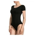 thumbnail image 3 of Women's Basic Dance Leotard For Adult Team Short Sleeve Ballet Leotard Dancewear Soft And Skin Friendly Ballet Clothes, 3 of 6