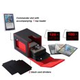 thumbnail image 3 of Venssu MTG Deck Box for Commander Display,Card Deck Box Fits 100 Double Sleeved Cards, TCG Card Storage Box with 2 Dividers and 1 Toploader (Black&Red), 3 of 5