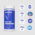 thumbnail image 5 of Nicotinamide Adenine Dinucleotide NAD Supplement - 500mg NAD+ Supplement with Resveratrol, Quercetin, Theacrine, Luteolin, Apigenin - Nicotinamide Riboside NR Alternative for Women & Men, 60 Capsules, 5 of 6