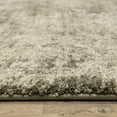 thumbnail image 5 of HomeRoots 508320 2 x 8 ft. Gray Ivory Beige & Taupe Oriental Power Loom Stain Resistant Runner Area Rug, 5 of 5