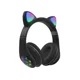 thumbnail image 1 of Oraway M2 Recargable Plegable Inalámbrico Compatible con Bluetooth Luminoso Lindo Oreja de Gato Auriculares - Negro BANYUO  Electrónica, 1 of 2