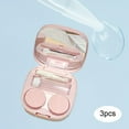 thumbnail image 6 of 3 Pieces Portable Eye Contact  with Accessory Holder Container Convenient for Women R Caps Small Size Pink, 6 of 10