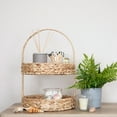 thumbnail image 5 of Household Essentials Water Hyacinth 2-Tier Tray, Natural, 5 of 8