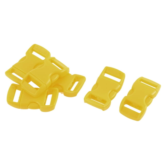 Unique Bargains Boucle de Libération Latérale en Plastique Vert Foncé 6 Pack