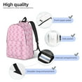 thumbnail image 4 of Lsque Breast Cancer Awareness5 Pattern Canvas Daypack, Durable Backpack, High-quality Versatile Backpack,Vintage Compact Backpack-Medium, 4 of 6