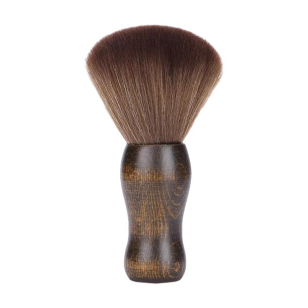 Cepillo de barbero suave, herramienta profesional para barrer el cabello, cepillo para el cuello, de limpieza facial para peluquería, corte de pelo y