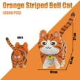 thumbnail image 4 of HONLANCH Animal Orange Striped Bell Cat Micro Building Blocks Setï¼?8000PCSï¼? Gift for Adult and Kid, 4 of 5