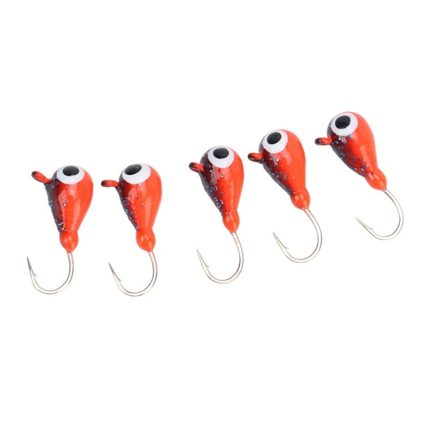 Ice Fishing Hooks,5 Pcs Ice Fishing Ice Fishing Jigs Set Ice Fishing Jigs  Kit Exceptional Reliability 