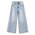 thumbnail image 1 of KIDSCOOL SPACE Girls Flare Jeans,Little Big Girl Bell Bottom Summer Denim Pants,13-14 Years, 1 of 7