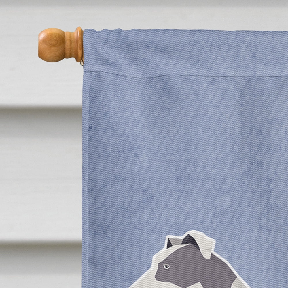 Greyhound Welcome Flag Canvas House Size