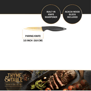 Thyme & Table 15-Piece Knife Block Set