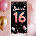 thumbnail image 6 of Yatrandify Marquee Lights Sweet 16 Birthday Milestone Banner Red Balloons Celebration for Birthday Party Indoor Decoration Photo Shoot, 6 of 8