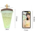 thumbnail image 2 of ABCISI Cute Water Bottle, 320ml Plastic Water Bottles,  Watermelon Ice Cream Water Bottle with Straw, Anti-Fall Portable Popsicle Shape Water Cup for Girls (green), 2 of 14