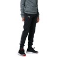 thumbnail image 1 of Pantalones Under Armour Brawler 2.0 para niños, cónicos, negro/blanco, 1 of 4