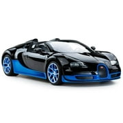 Bisontec 1:14 RC Bugatti Veyron Grand Sport Vitesse Car (Black/Blue)