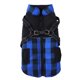 thumbnail image 3 of Ropa para perros a cuadros con arnés, chaleco, chaqueta, abrigo para perros pequeños y medianos, ropa cálida de invierno para mascotas, disfraz para perros para clima frío, 3 of 5