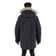 thumbnail image 2 of Trespass - Chaqueta Impermeable Deluxe con Capucha Pixilation para Hombre (Negro) Trespass UTTP4533_black, 2 of 6