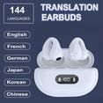 thumbnail image 1 of Dsseng Language Translator Earbuds  Real-Time 3-in-1 Translation Earbuds 144 Languages & Accents  Translation Device for Travel Business Learning, 1 of 5