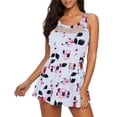 thumbnail image 3 of Traje de baño de una pieza Zando Sexy Tummy Control Tankini con cuello en V, 3 of 5