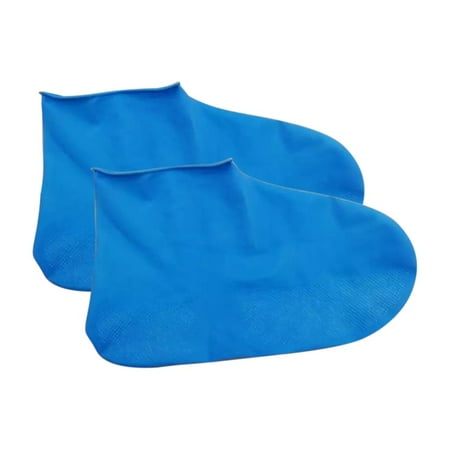 1 Pair Woman & Men High Elastic Disposable Overshoes Rain-water Proof Dustproof Shoes Covers Anti-skid Latex Shoes Covers