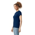 thumbnail image 3 of Gildan Womens Softstyle Plain Ringspun Cotton Fitted T-Shirt, 3 of 4
