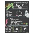 thumbnail image 2 of Cohas Ocean Theme Birthday Milestone Chalkboard, 15 by 20 inches, No Marker, 2 of 8