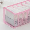 thumbnail image 3 of Organizador de cajones plegable Macarena Ropa Interior Gruesa Rosa, 3 of 8