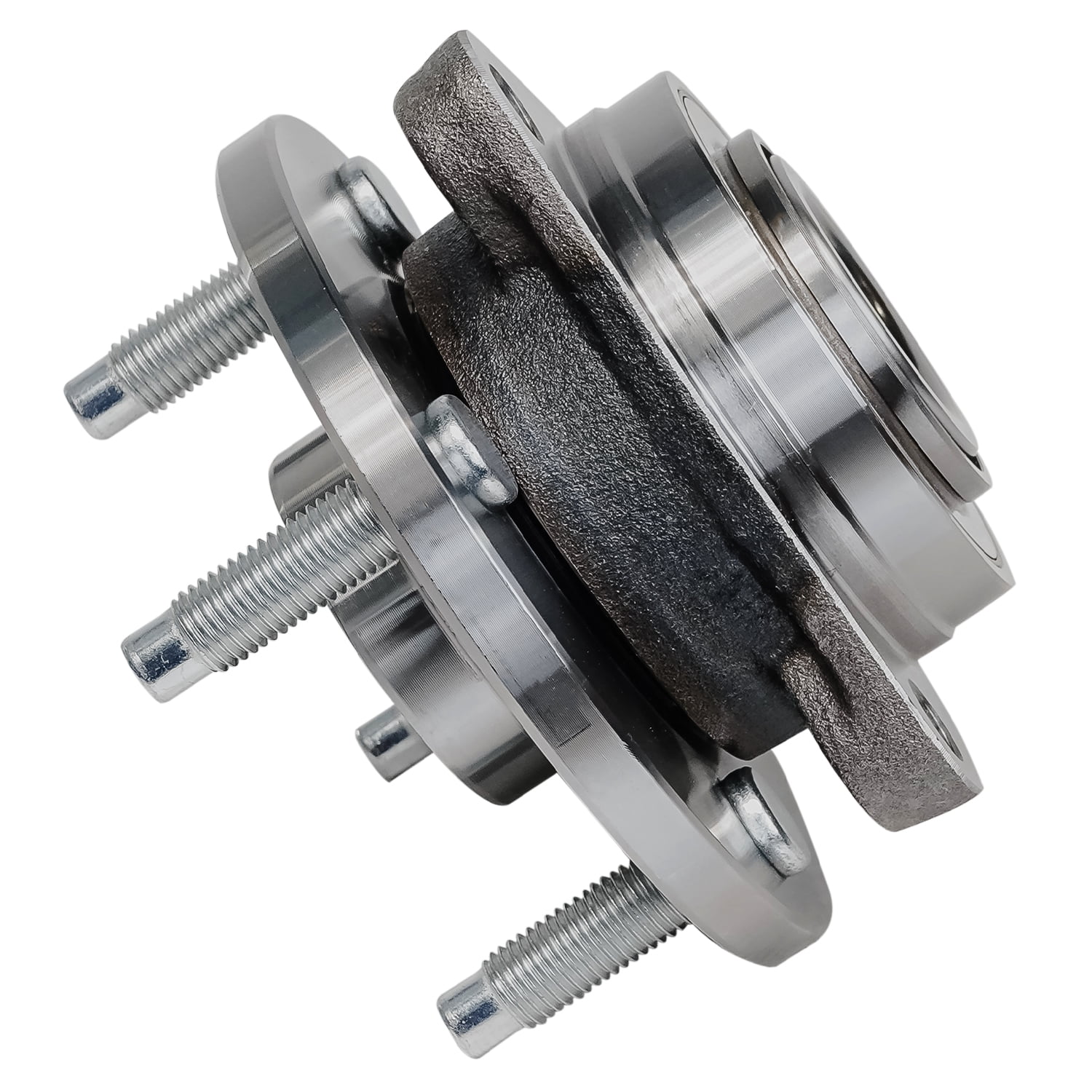 Detroit Axle - Front Wheel Bearing Hubs for 2005-2010 Chevrolet Cobalt, Saturn Ion Pontiac Pursuit G5, Replacement 2006 2007 2008 2009 Wheel Bearing and Hubs Assembly Set [4 Lugs Non-ABS]