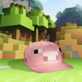 thumbnail image 1 of Minecraft Casquette de Baseball à Boutons-Pression avec Visage Rampant -- Youyou, 1 of 4