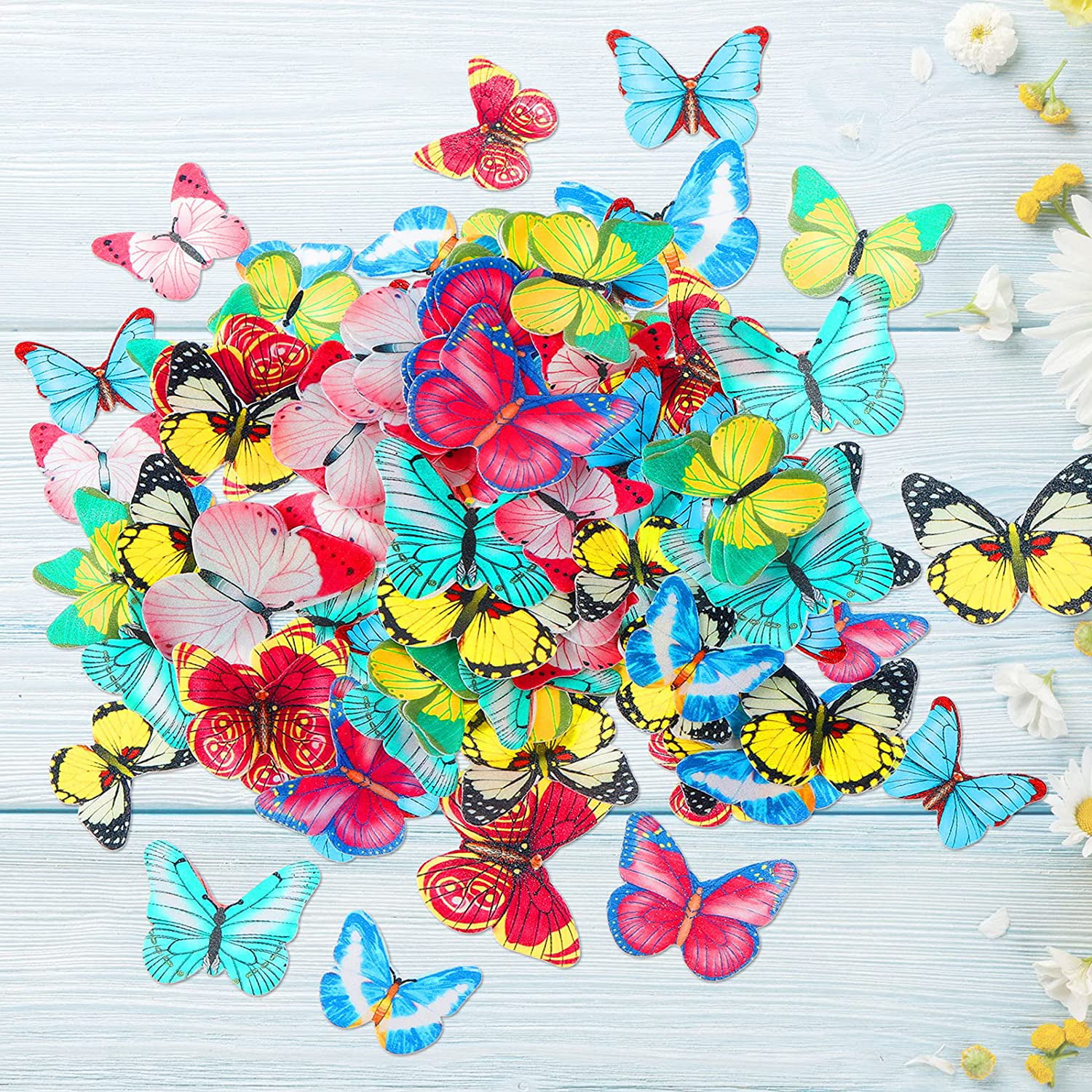 Home Party Wedding Favor Supplies Wedding Festival 3D Artificial Butterflies 