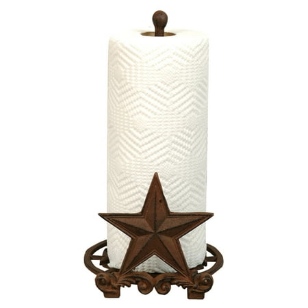 Cast Iron Star Rustic Paper Towel Holder Western Kitchen Decor Cast Iron Star Rustic Paper Towel Holder Western Kitchen Decor