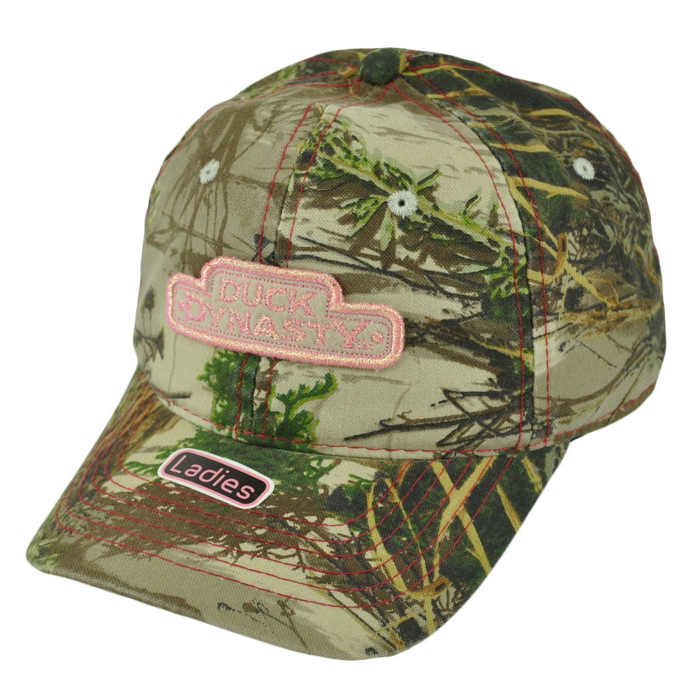 Duck Dynasty A&E TV Series Realtree Glitter Women Ladies Slouch Camo Hat Cap