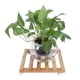 thumbnail image 5 of Estante de madera para plantas en maceta, planta en maceta móvil de madera, estante de almacenamiento para plantas en maceta, estante para flores, calidad inigualable, 5 of 12